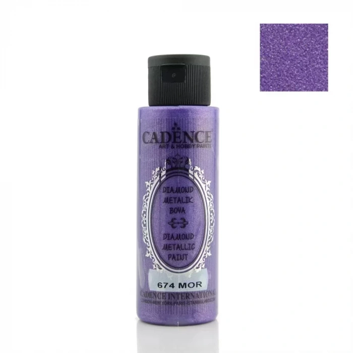 DIAMOND METALİK BOYA 674 MOR 70ML
