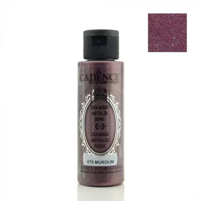 DIAMOND METALİK BOYA 675 MÜRDÜM 70ML