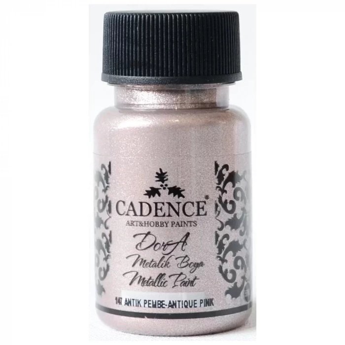 DORA METALİK BOYA 147 ANTİK PEMBE 50ML