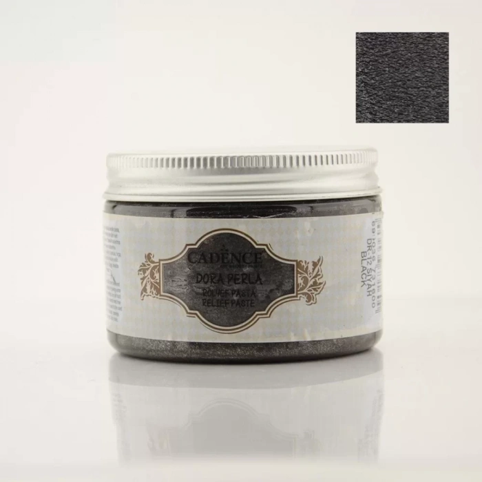 DORA PERLA RÖLYEF PASTA DR-12 SİYAH 150ML