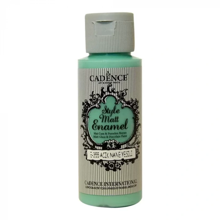 ENAMEL CAM BOYASI E-355 AÇIK NANE YEŞİL 59ML