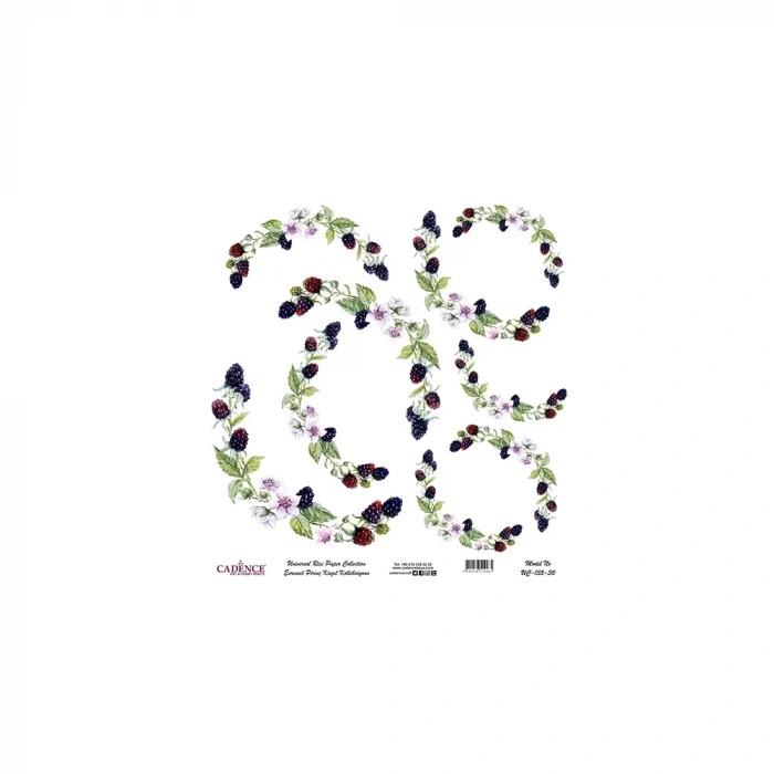 EVRENSEL PİRİNÇ KAĞIT KOLEKSİYON BEYAZ ZEMİN UC-135 30X30