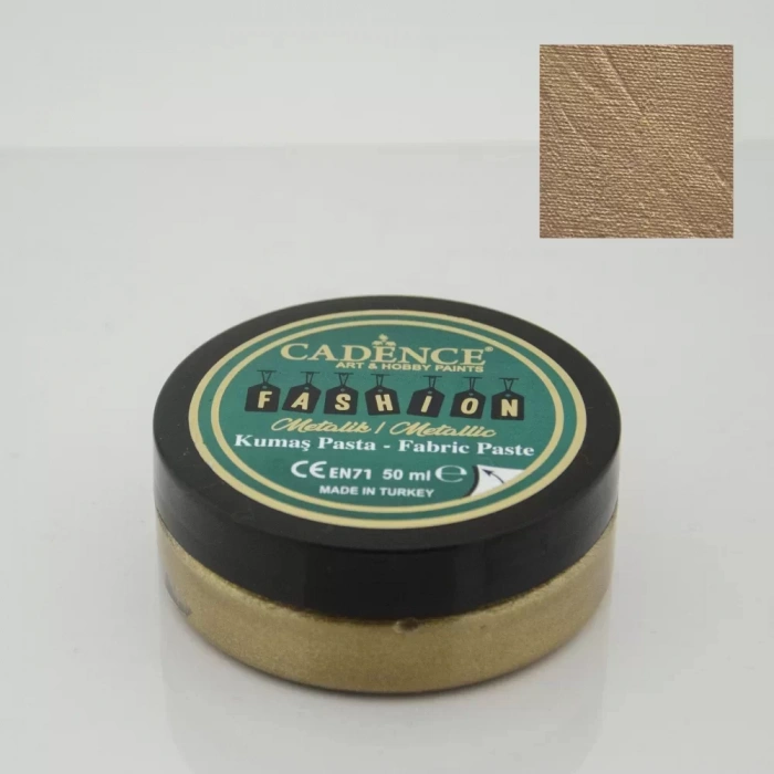 FASHION KUMAŞ PASTA METALİK FMP-03 ANTİK ALTIN 50ML