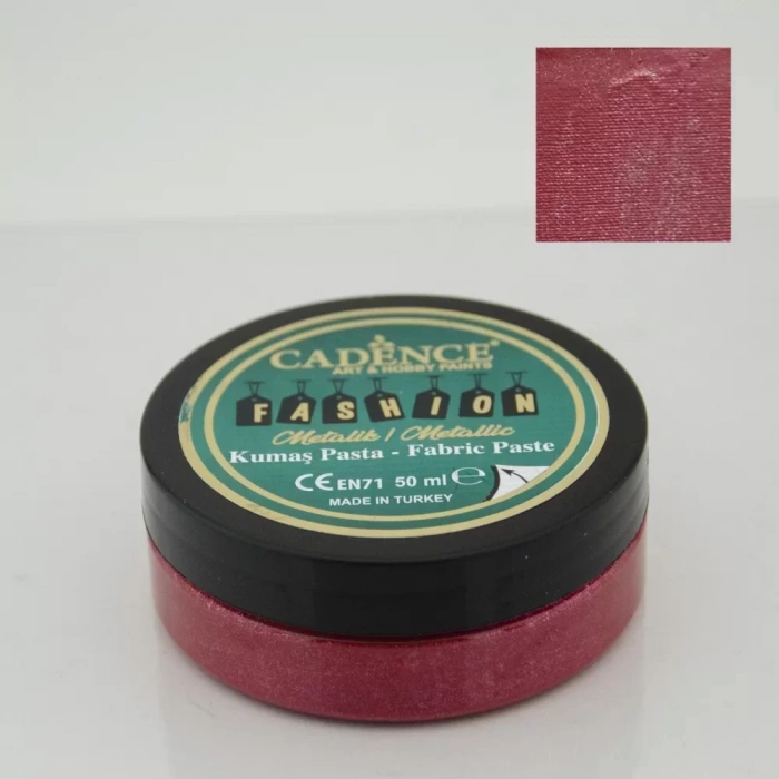 FASHION KUMAŞ PASTA METALİK FMP-05 KIRMIZI 50ML