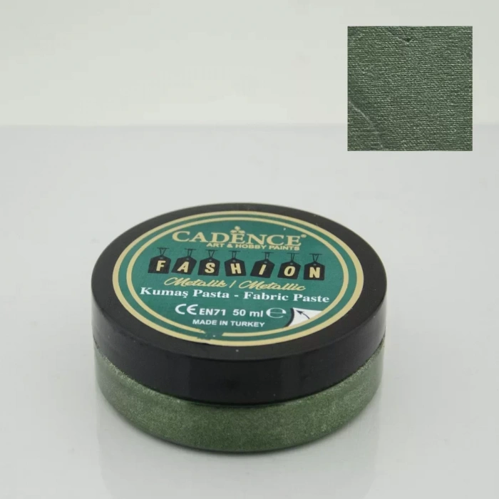 FASHION KUMAŞ PASTA METALİK FMP-08 YEŞİL 50ML