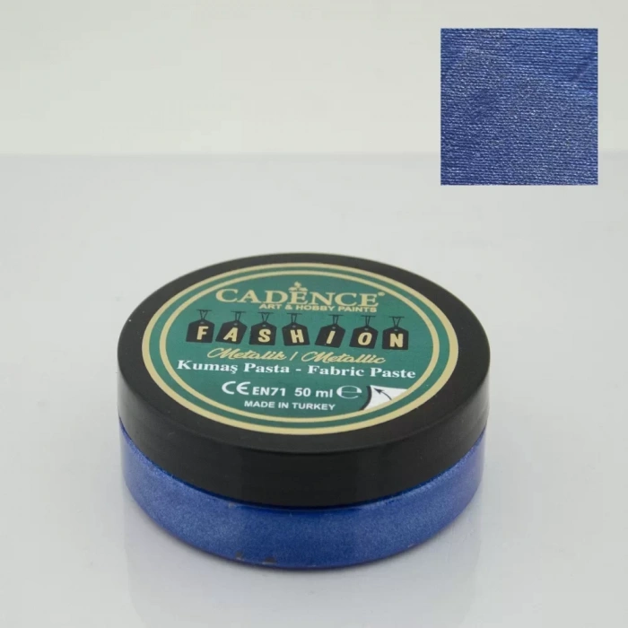 FASHION KUMAŞ PASTA METALİK FMP-10 SAX MAVİ 50ML