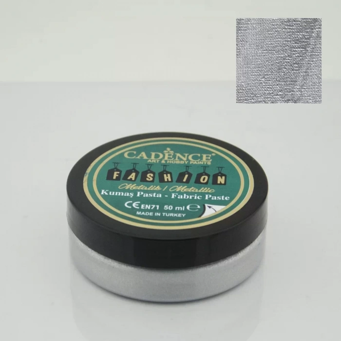 FASHION KUMAŞ PASTA METALİK FMP-11 GÜMÜŞ 50ML