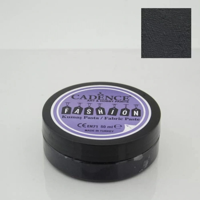 FASHION KUMAŞ PASTA OPAK FP-12 SİYAH 50ML