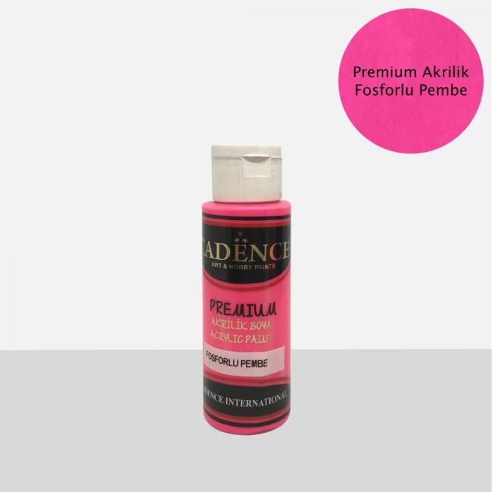 FOSFORLU PREMIUM AKRİLİK PEMBE 70ML