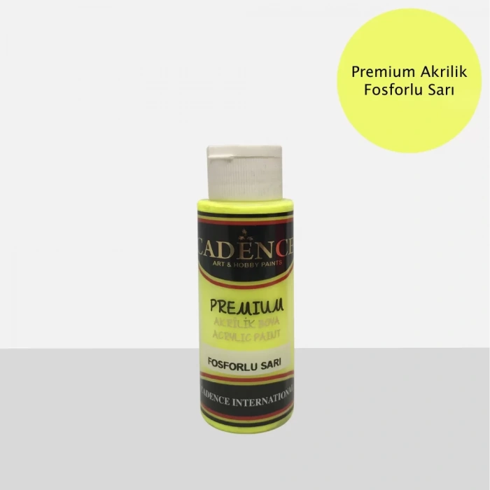FOSFORLU PREMIUM AKRİLİK SARI 120ML