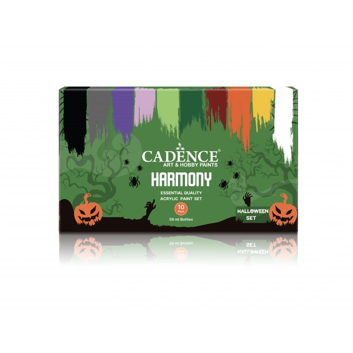 HARMONY AKRİLİK 10LU SET HALLOWEEN SET & CADILAR BAYRAMI 59ML