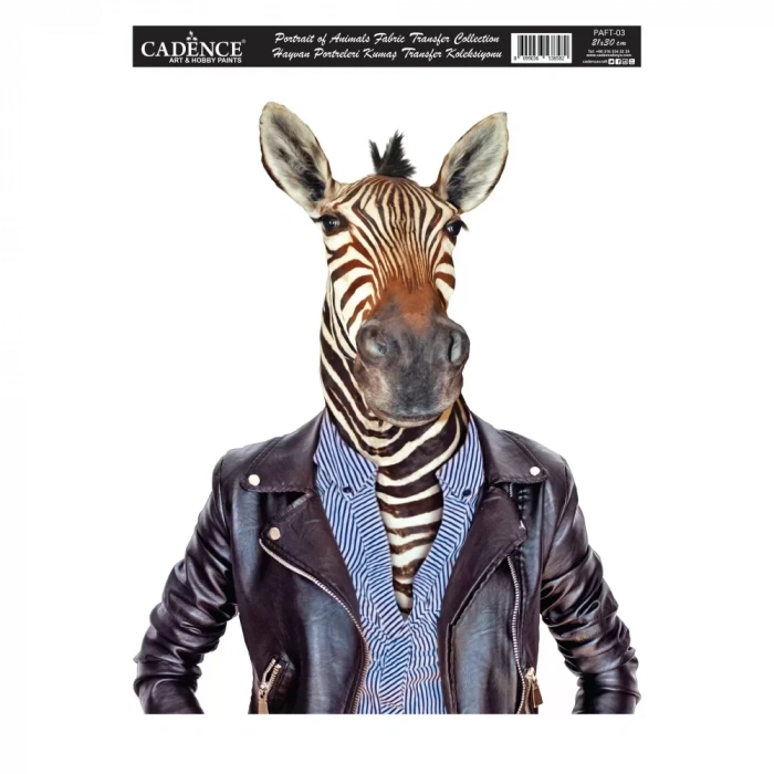 HAYVAN PORTRELERİ KUMAŞ TRANSFER KOLEKSİYONU PAFT-03 21X30