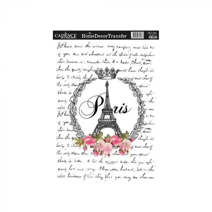 HOME DECOR HAZIR TRANSFER HDT-003 25X35