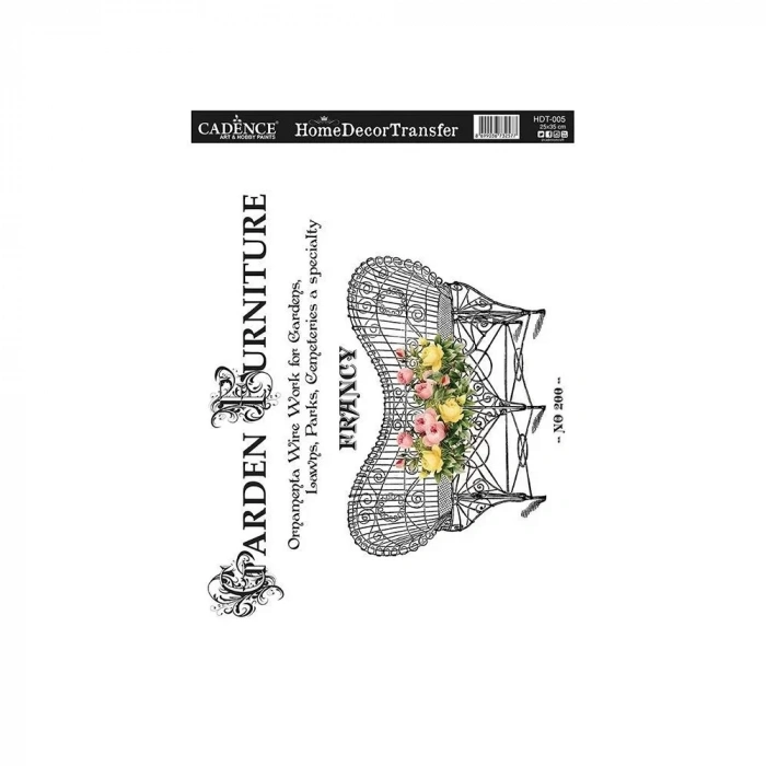 HOME DECOR HAZIR TRANSFER HDT-005 25X35