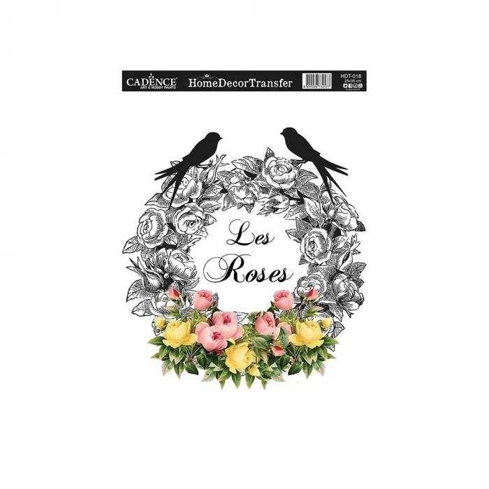 HOME DECOR HAZIR TRANSFER HDT-018 25X35