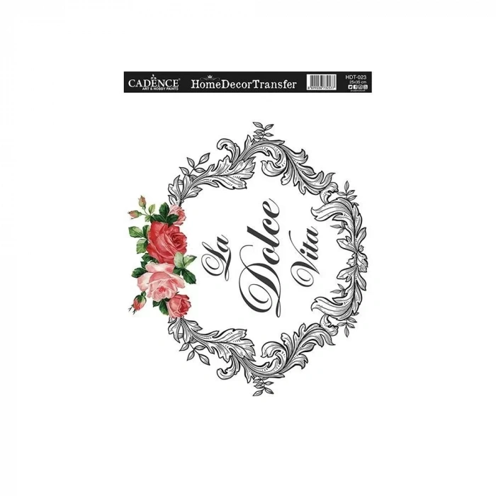 HOME DECOR HAZIR TRANSFER HDT-023 25X35