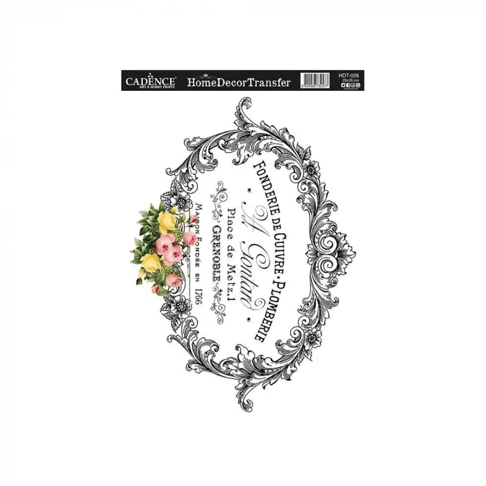 HOME DECOR HAZIR TRANSFER HDT-026 25X35