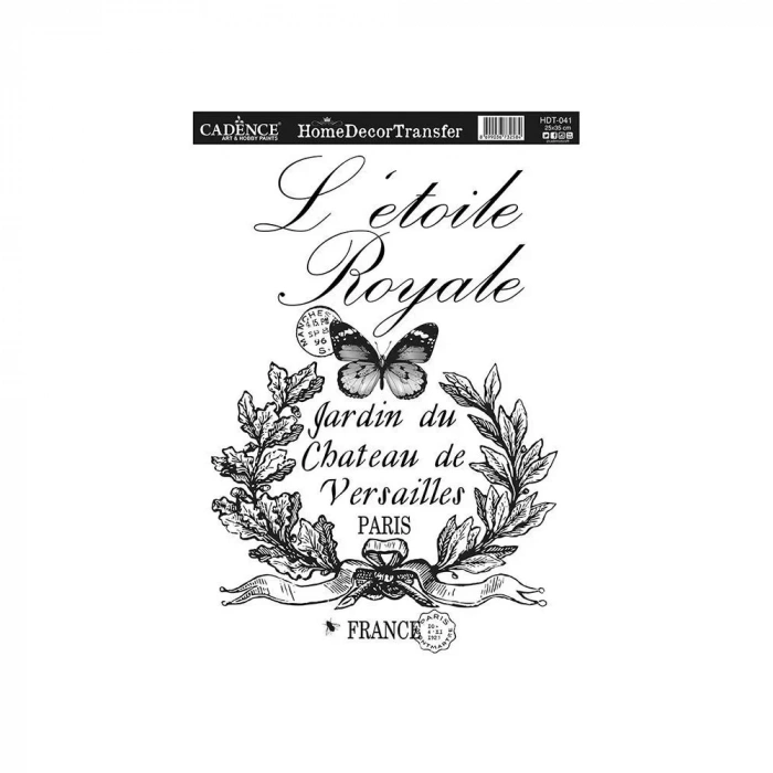 HOME DECOR HAZIR TRANSFER HDT-041 25X35