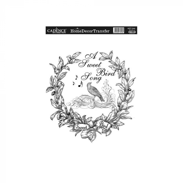 HOME DECOR HAZIR TRANSFER HDT-044 25X35