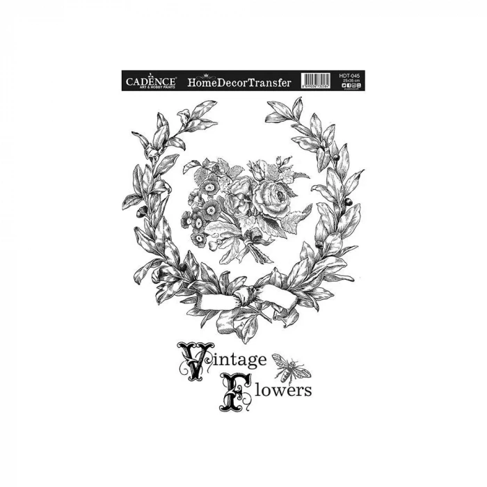 HOME DECOR HAZIR TRANSFER HDT-045 25X35