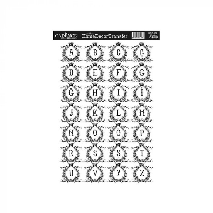 HOME DECOR HAZIR TRANSFER HDT-057 25X35