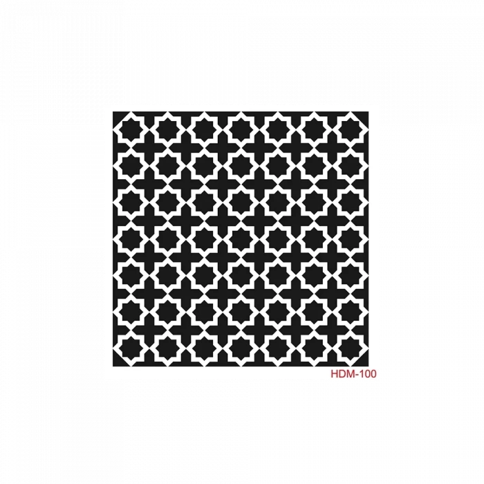 HOME DECOR MİNİ STENCIL HDM-100 25X25