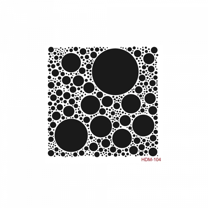 HOME DECOR MİNİ STENCIL HDM-104 25X25