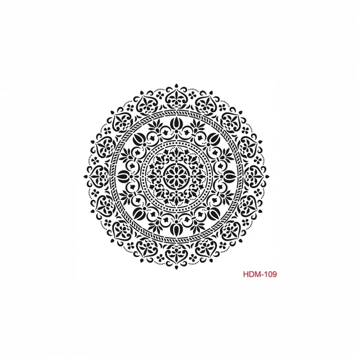 HOME DECOR MİNİ STENCIL HDM-109 25X25