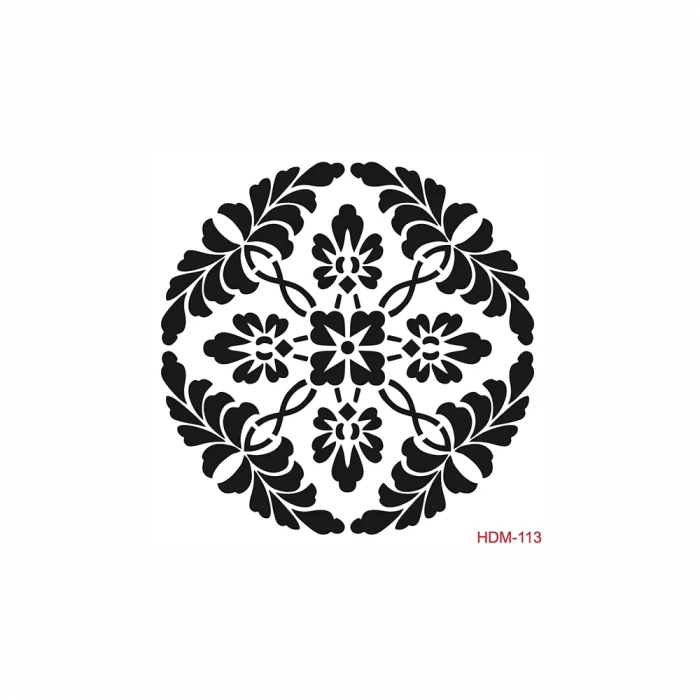 HOME DECOR MİNİ STENCIL HDM-113 25X25