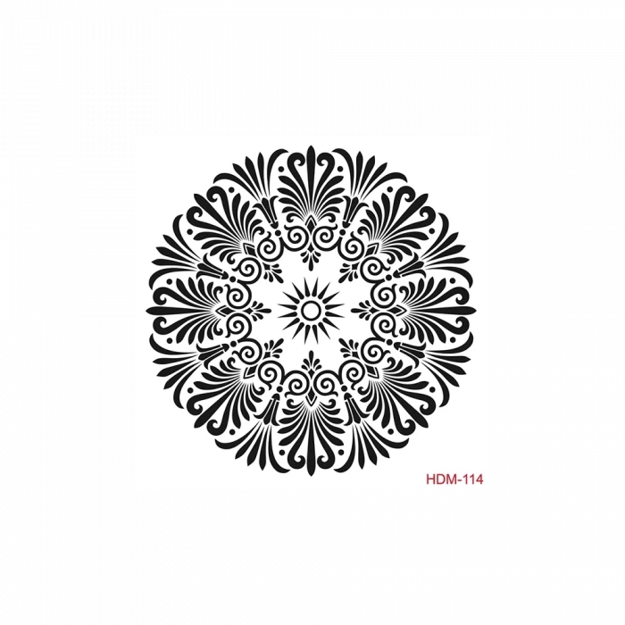 HOME DECOR MİNİ STENCIL HDM-114 25X25