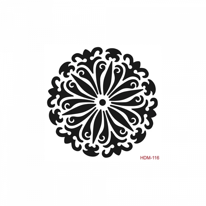 HOME DECOR MİNİ STENCIL HDM-116 25X25