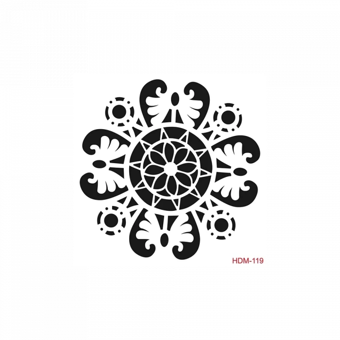HOME DECOR MİNİ STENCIL HDM-119 25X25