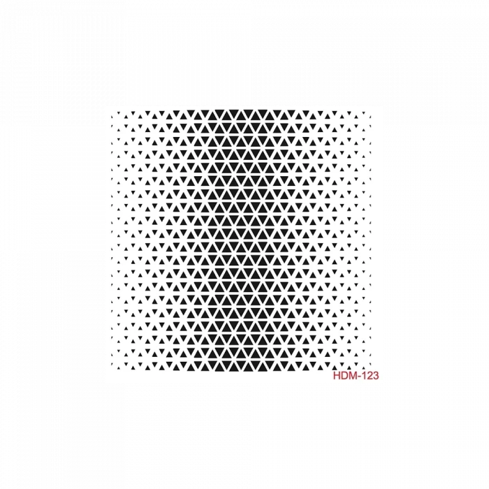 HOME DECOR MİNİ STENCIL HDM-123 25X25