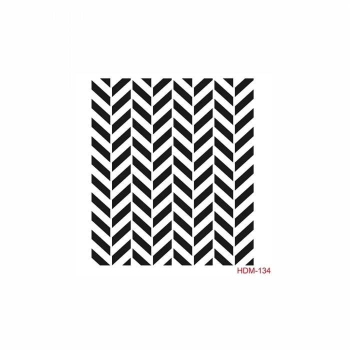 HOME DECOR MİNİ STENCIL HDM-134 25X25