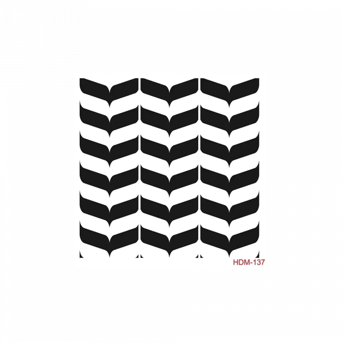 HOME DECOR MİNİ STENCIL HDM-137 25X25