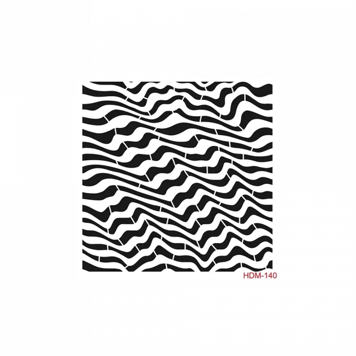 HOME DECOR MİNİ STENCIL HDM-140 25X25