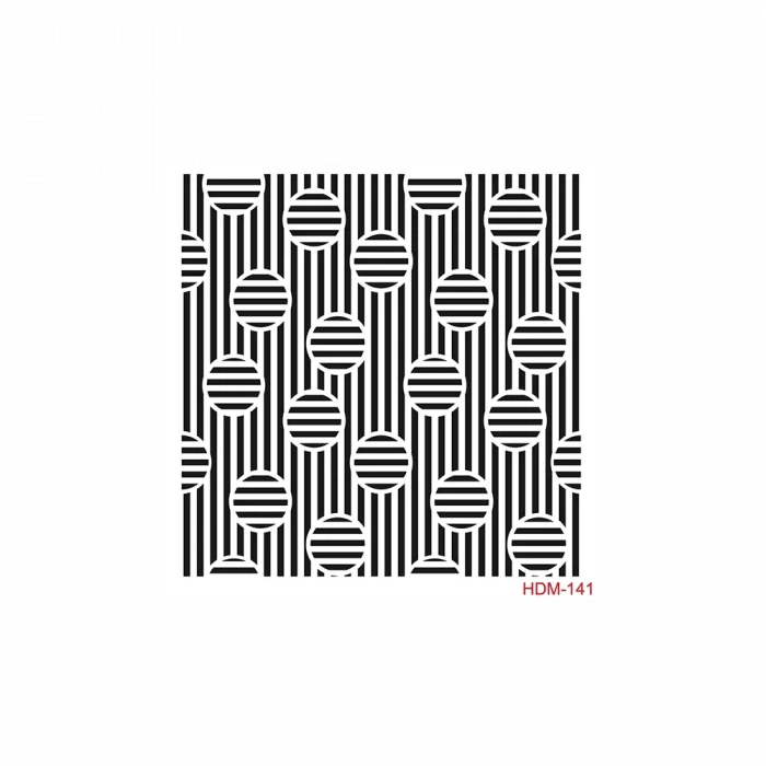 HOME DECOR MİNİ STENCIL HDM-141 25X25
