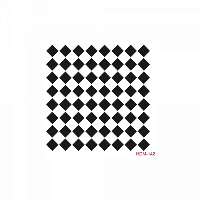 HOME DECOR MİNİ STENCIL HDM-142 25X25