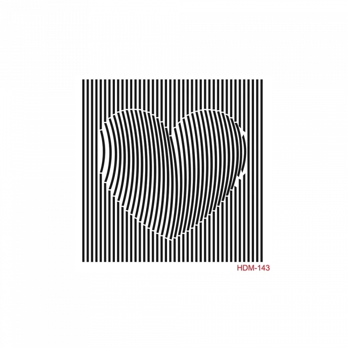 HOME DECOR MİNİ STENCIL HDM-143 25X25