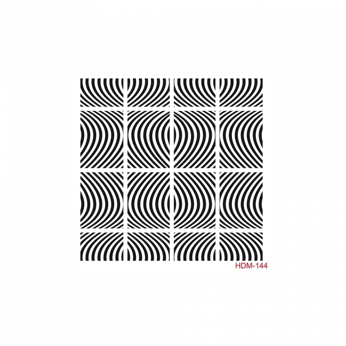 HOME DECOR MİNİ STENCIL HDM-144 25X25