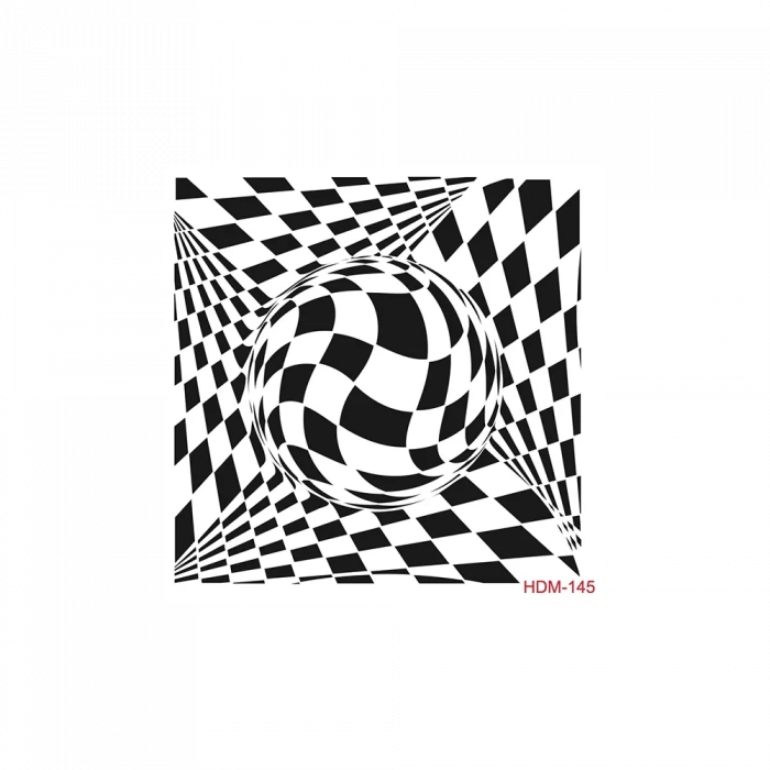 HOME DECOR MİNİ STENCIL HDM-145 25X25