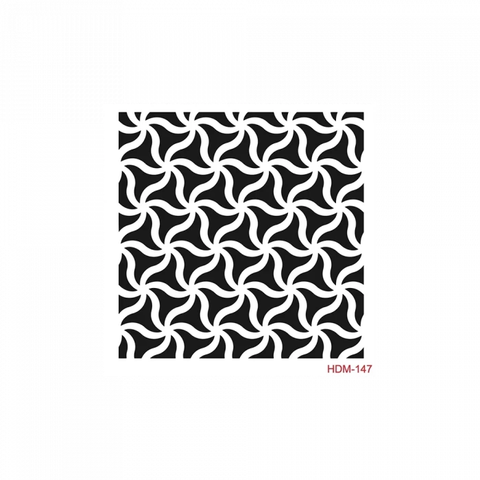HOME DECOR MİNİ STENCIL HDM-147 25X25