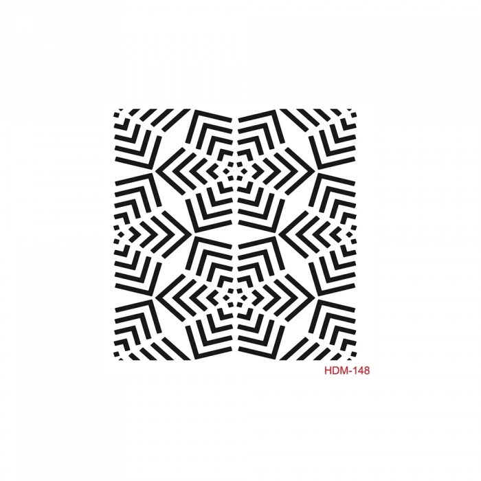 HOME DECOR MİNİ STENCIL HDM-148 25X25