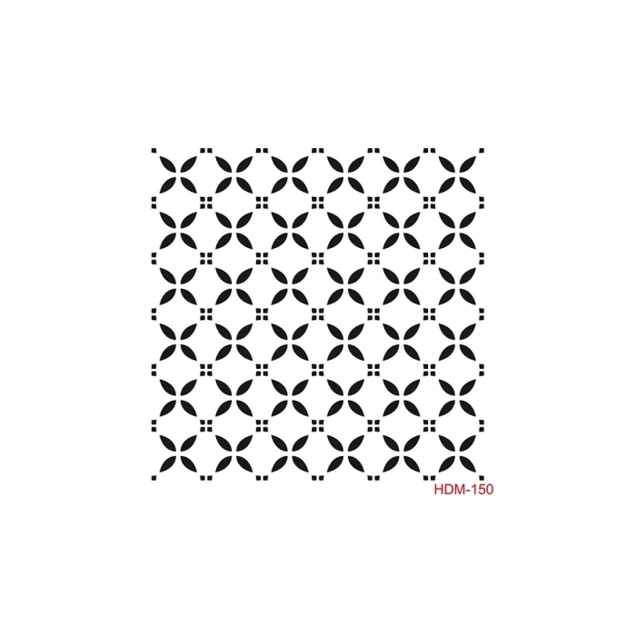 HOME DECOR MİNİ STENCIL HDM-150 25X25