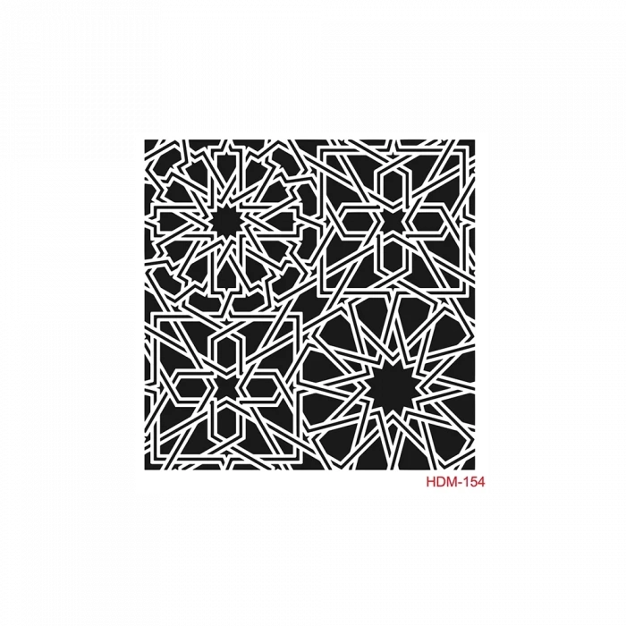HOME DECOR MİNİ STENCIL HDM-154 25X25