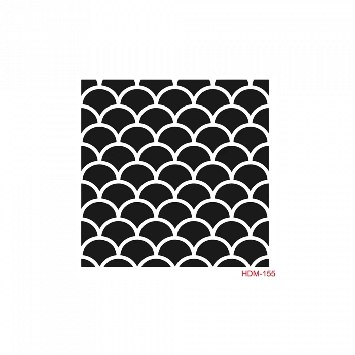 HOME DECOR MİNİ STENCIL HDM-155 25X25
