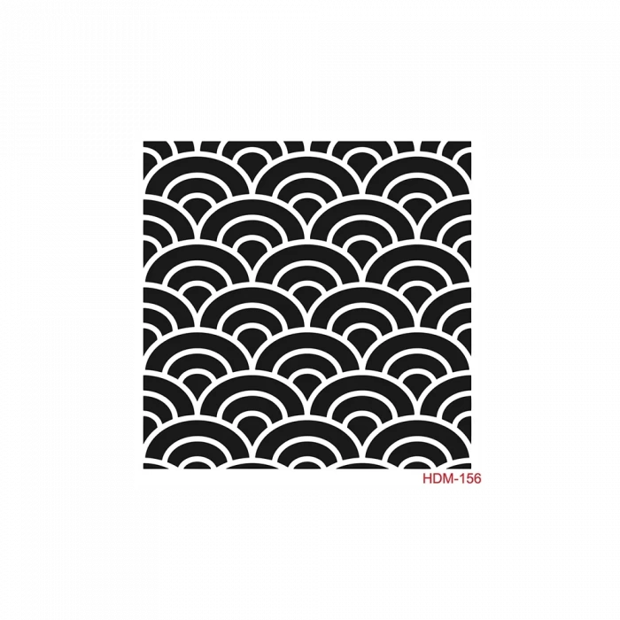 HOME DECOR MİNİ STENCIL HDM-156 25X25
