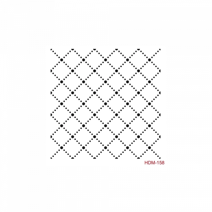 HOME DECOR MİNİ STENCIL HDM-158 25X25