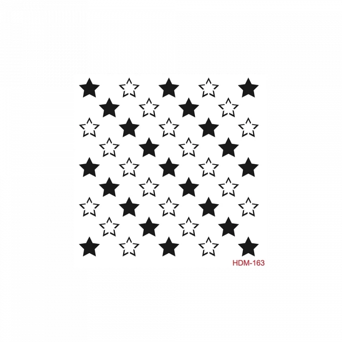 HOME DECOR MİNİ STENCIL HDM-163 25X25