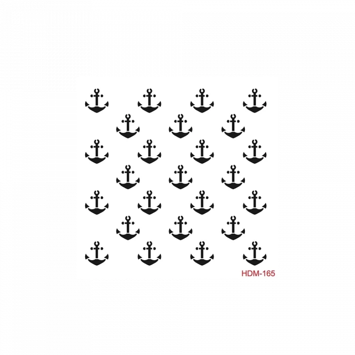 HOME DECOR MİNİ STENCIL HDM-165 25X25